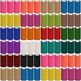 54 Pack Colorful Self Adhesive Bandage Wrap Bulk 4 Inch x 5 Yards Cohesive Bandage,Vet Wrap Breathable Elastic Self-Adherent Tape for Stretch Athletic Sports Wrist Ankle Dogs Pet Vet Wrap