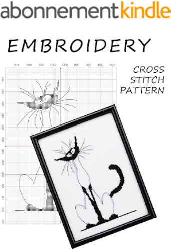 Download Monochrome canvas Cat cross stitch pattern Funny embroidery home wall art, Black and white silhouette needlework modern xstitch Siamese black cats patterns ... beginners Point de croix (English Edition) PDF