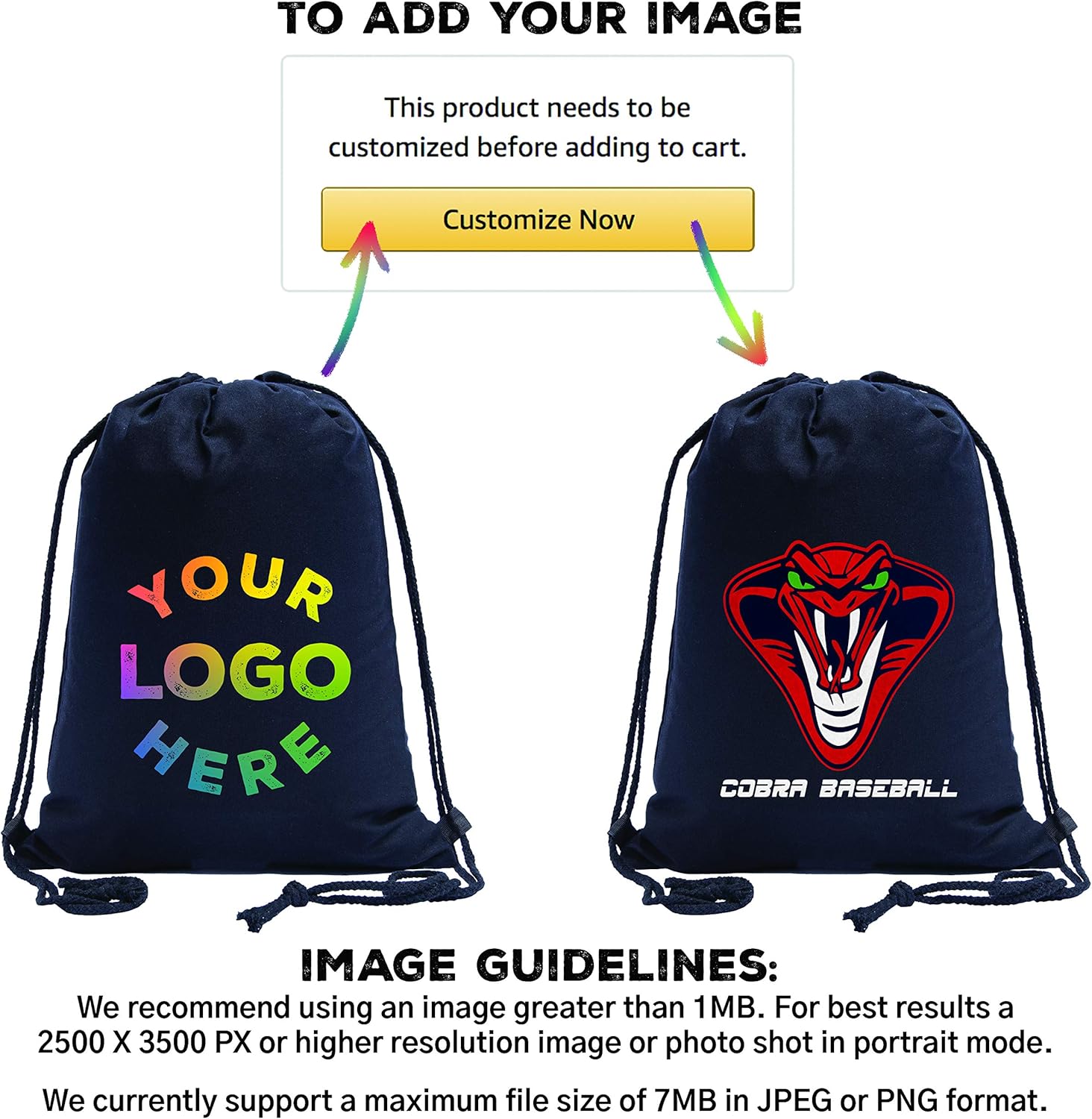 Cotton Drawstring Bags Bulk Cinch Backpacks Promotional Pull String