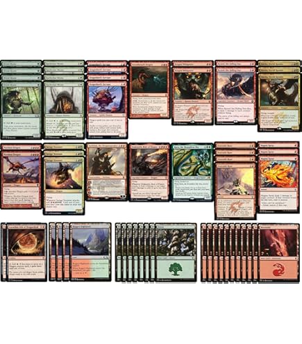 Amazon.com: Elite Gruul Landfall Deck - Red Green - Very Powerful