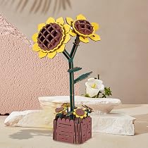 Amazon.com: Stay Fun 3D Wooden Puzzle Flower, Artificial ...