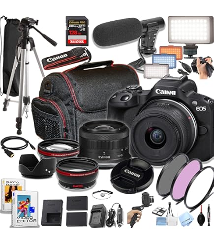 Canon EOS R50 Mirrorless Camera W/18 45mm Lens Eos 200ES Shoulder Bag (Black) Forest Green CAER501845200ES - Best Buy