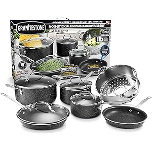 GRANITESTONE Nonstick Cookware Set