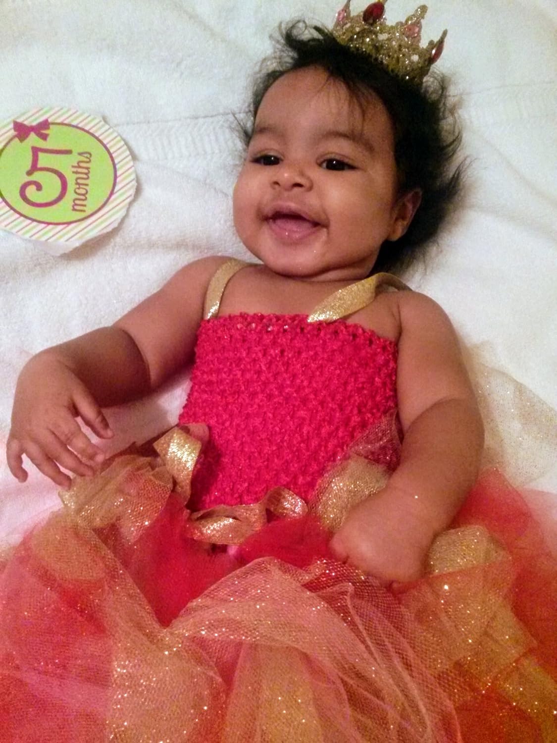 pink and gold tutu dress