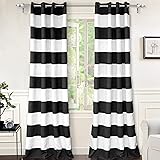 DriftAway Black Stripe Room Darkening Window