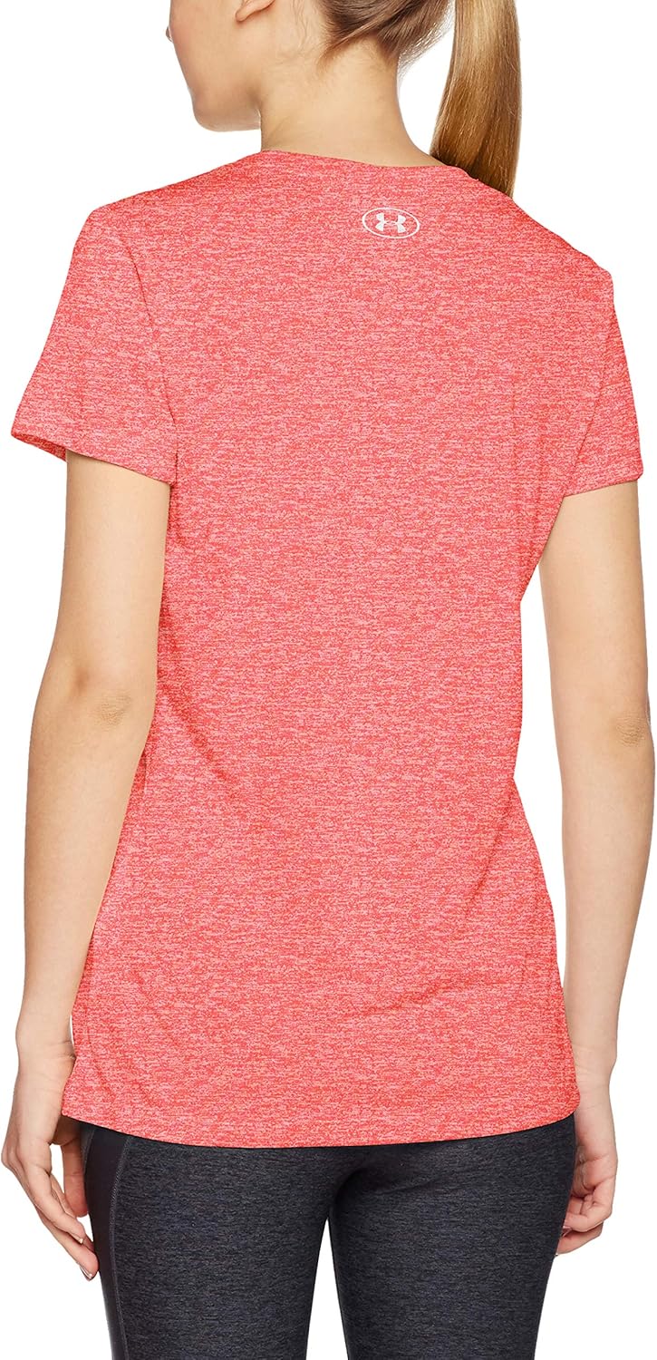 Under Armour Women's Tech V-Neck Twist Short Sleeve T-Shirt: Clothing