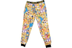 The Simpsons Characters All Together Now Lounge Pants Unisex Adult