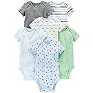 Simple Joys by Carter's Boys' 6-Pack Short-Sleeve Bodysuit