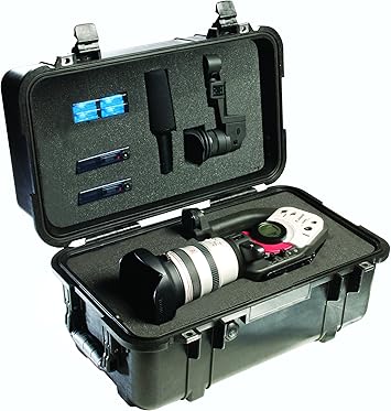 Peli 1460 - Maleta rígida con espuma protectora, negro: Amazon.es: Electrónica