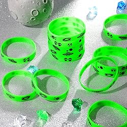 Patelai 48 Pcs Halloween Bracelets Ghost Alien