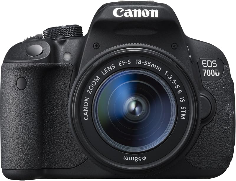 Canon EOS 700D Digital SLR with EF-S 18-55mm IS STM Lens 18MP CMOS 3" LCD