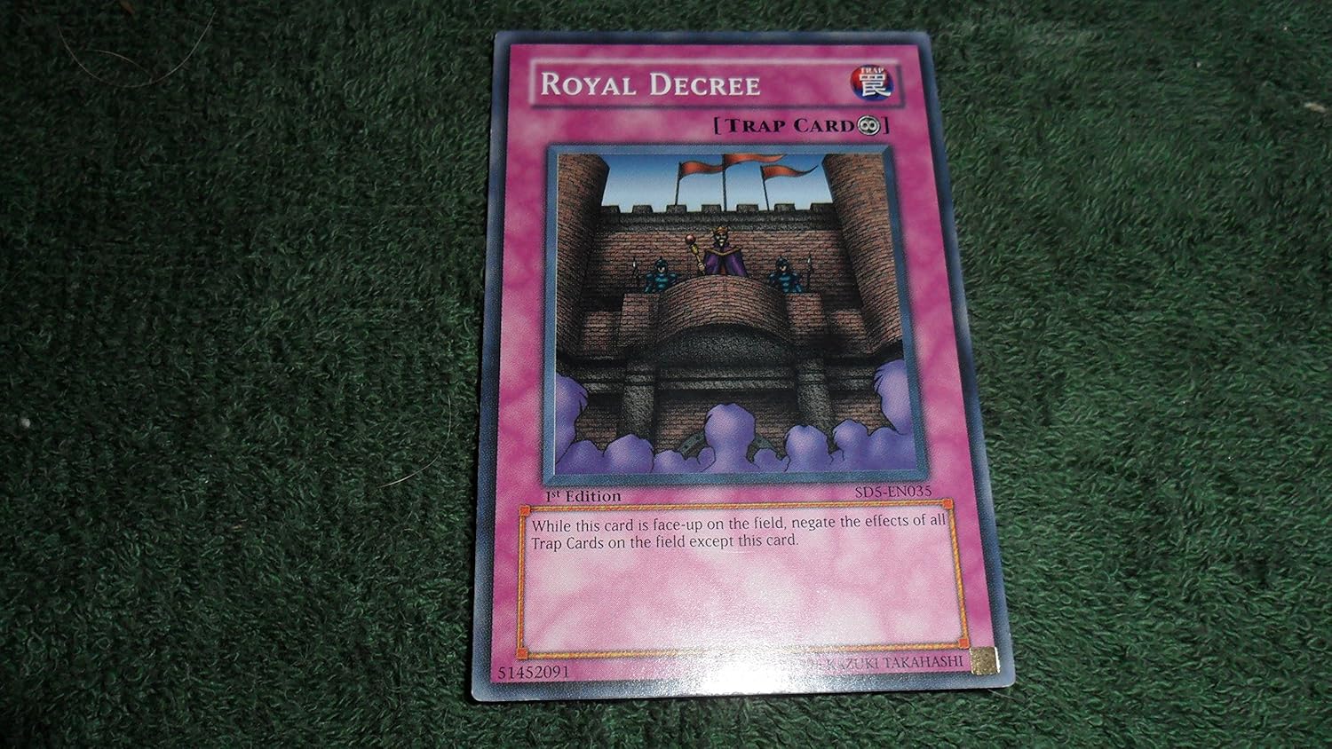 - Common (SD5-EN035) 5: Decree Structure Edition Royal Yu-Gi-Oh! 1st - Warrior\u0027s - Triumph Deck -