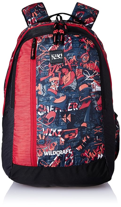 wildcraft school bags red