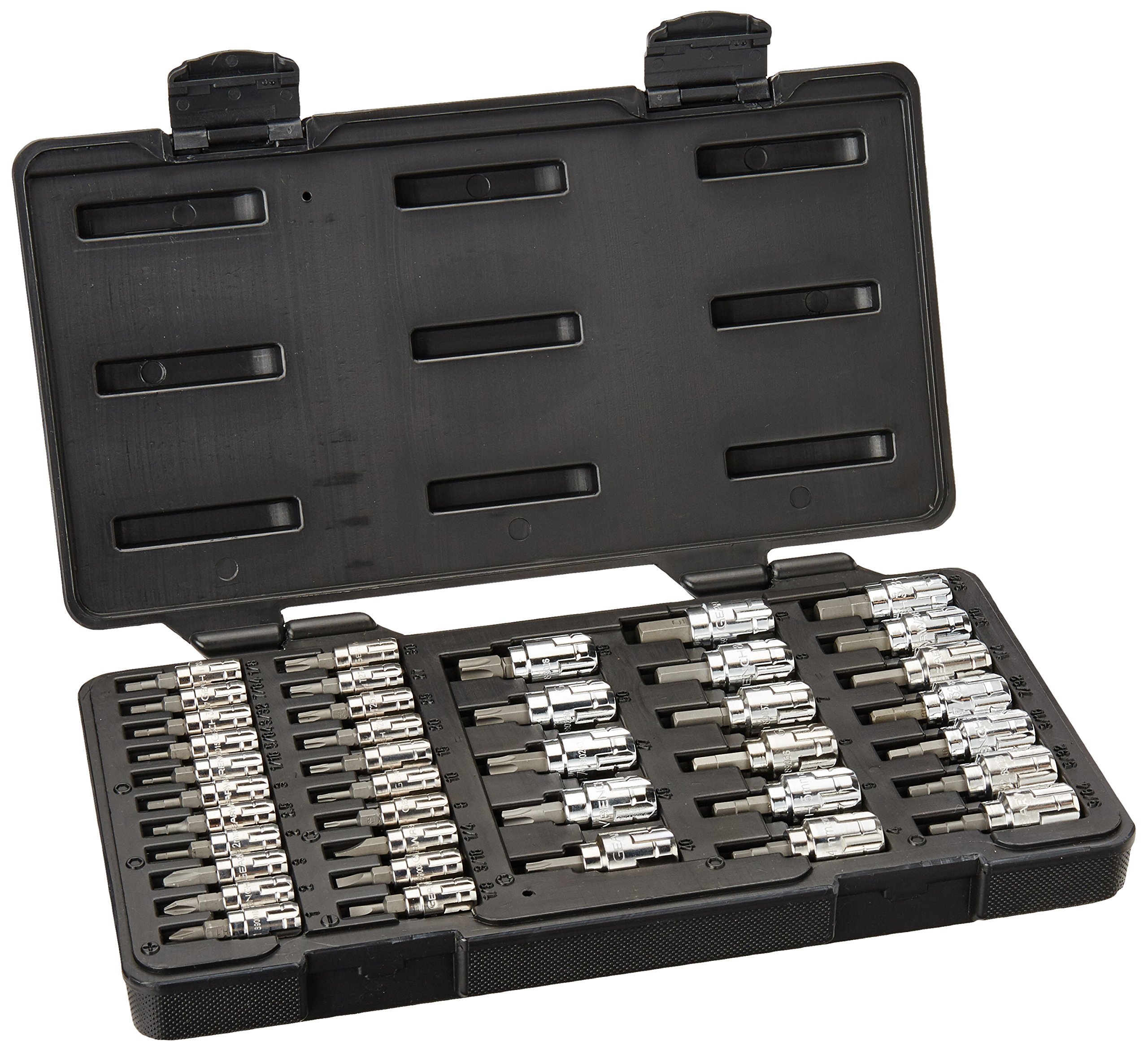GearWrench Flex Socket 39 Piece Bit Socket Set 1/4Inch 13mm&3/8Inch