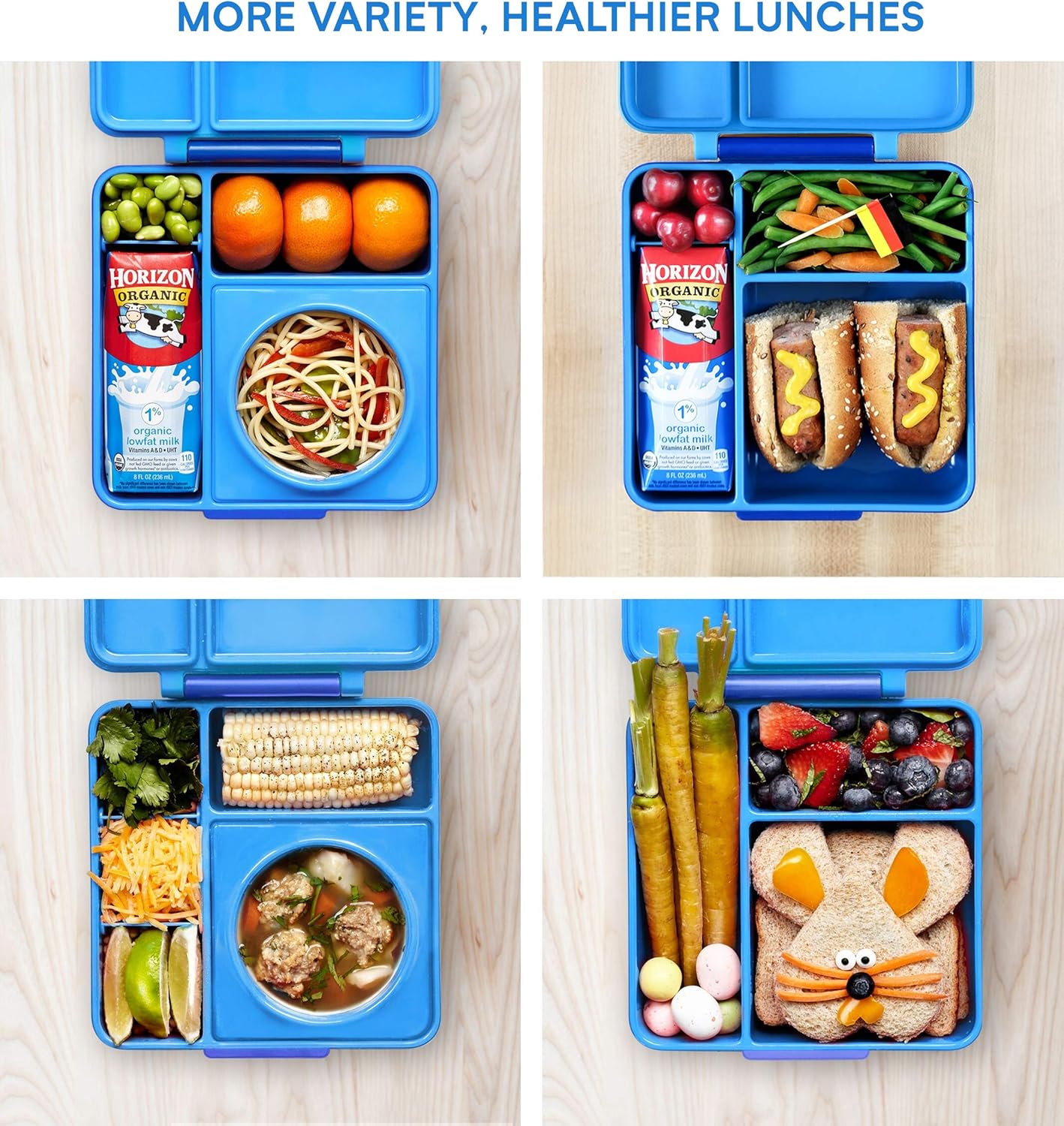 omiebox bento lunch box for hot & cold food