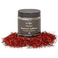 Kiva Premium Spanish Saffron (3 Gram) - Superior Grade A+ Quality | Full Saffron Threads for Paella, Saffron Risotto…
