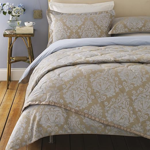 Sanderson Bedding, Siena Double Duvet Cover, Silver/Blue Amazon.co.uk