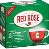 Red RoseTea Bags Naturally Decaffeinated Premium Blended, 48 ct