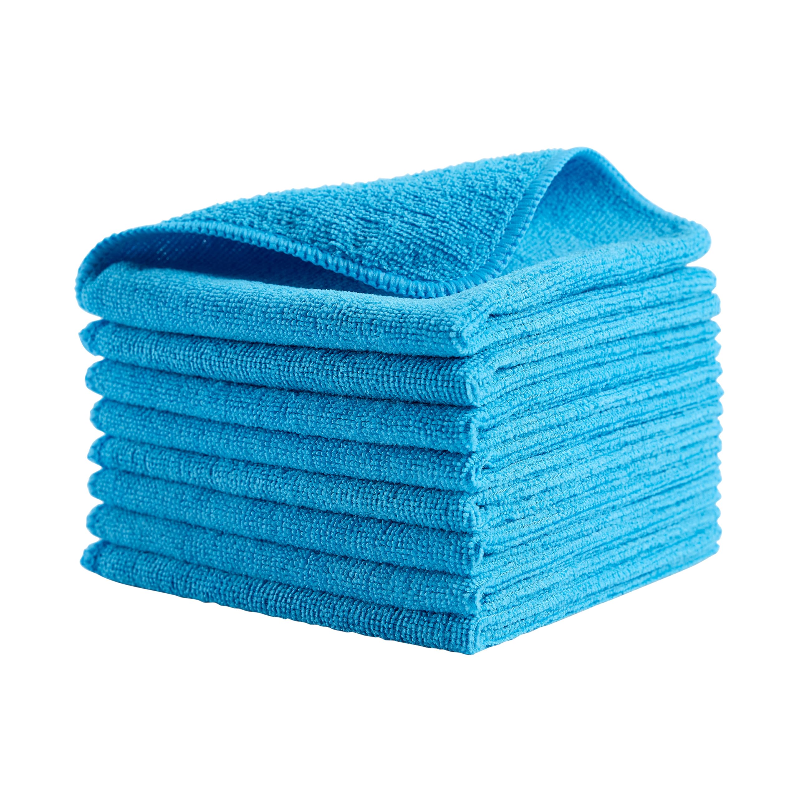 Rubbermaid Commercial Microfibre Cloth, 30cm x 30cm, Blue (Pack of 24 Cloths), 1820579