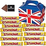 Hawthorn Health Direct Cadbury Crunchie, FULL SIZE 40g bars of delicious Cadbury in a unique Gift Box and a free British Choc