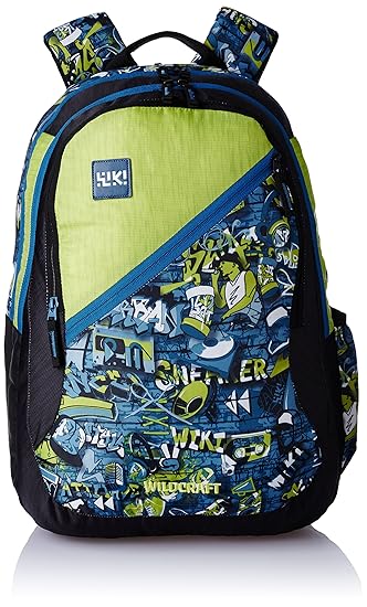 Wildcraft Polyester 46 Ltrs Blue School Backpack (Wiki 7 Punk 5)