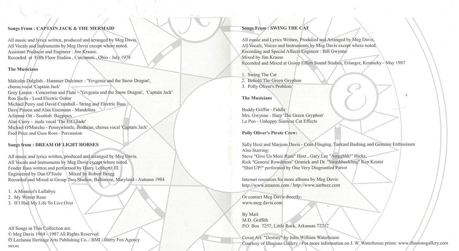 Meg Davis Captain Jack The Mermaid Amazon Com Music