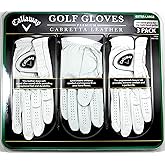 Callaway Golf Gloves Medium 3-Pack Cabretta Leather