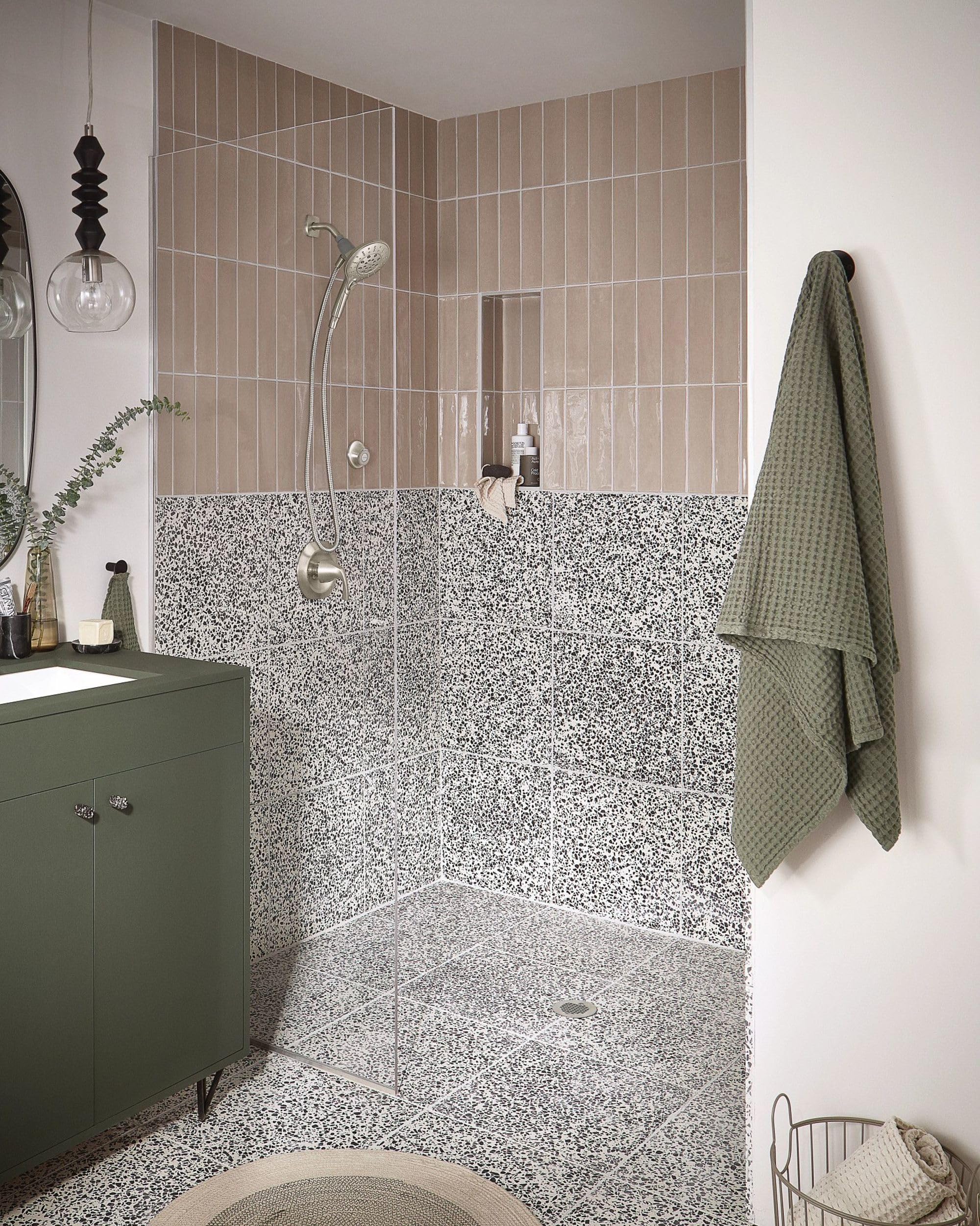 Moen Engage Spot Resist Brushed Nickel Six-Function 5.5-Inch Removable Handheld Showerhead with Magnetic Docking System, 26112SRN