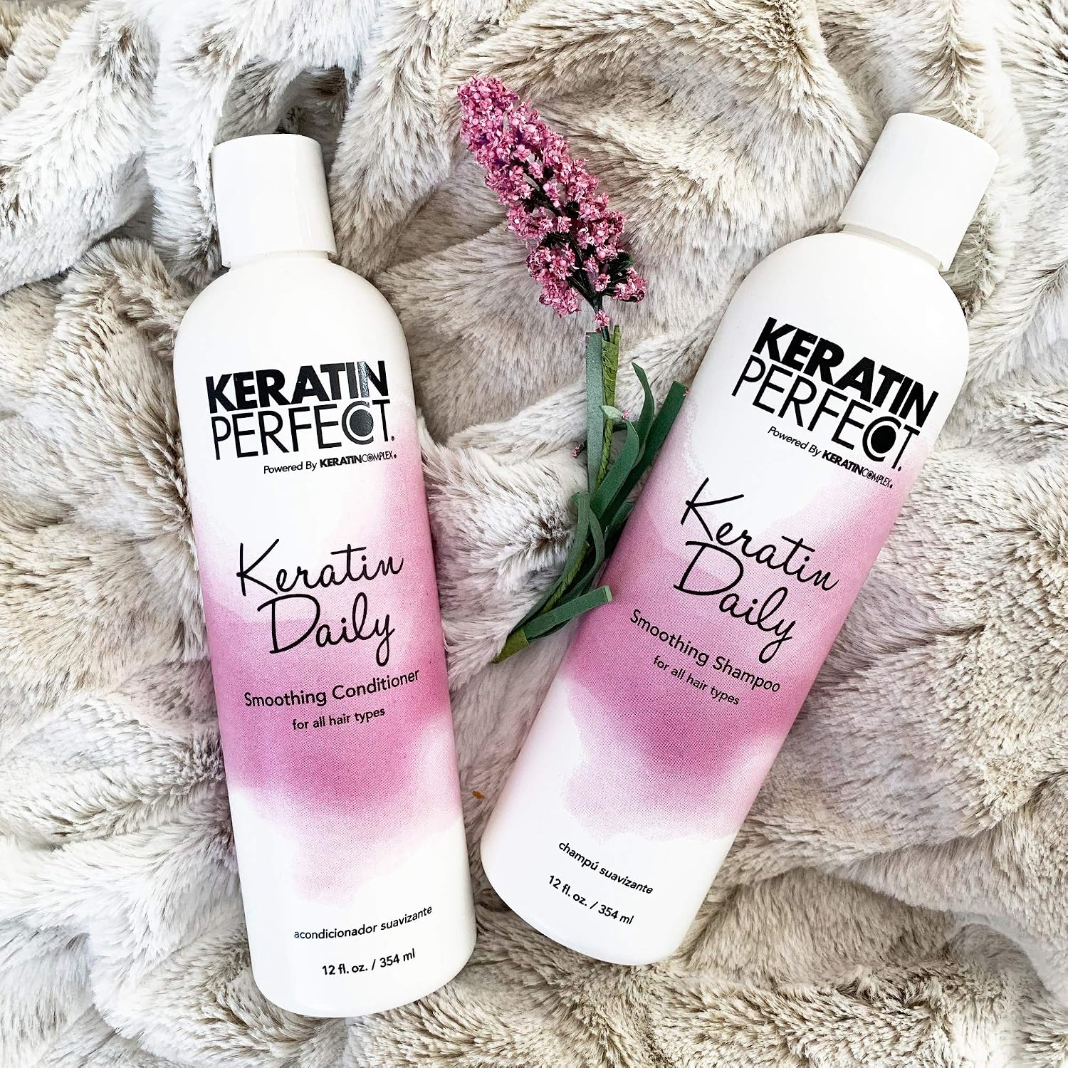 Keratin Perfect Daily Smoothing Shampoo, Salon Quality Product for Healthier Hair, Nourishing Extracts Protects Your Scalp - Image 4