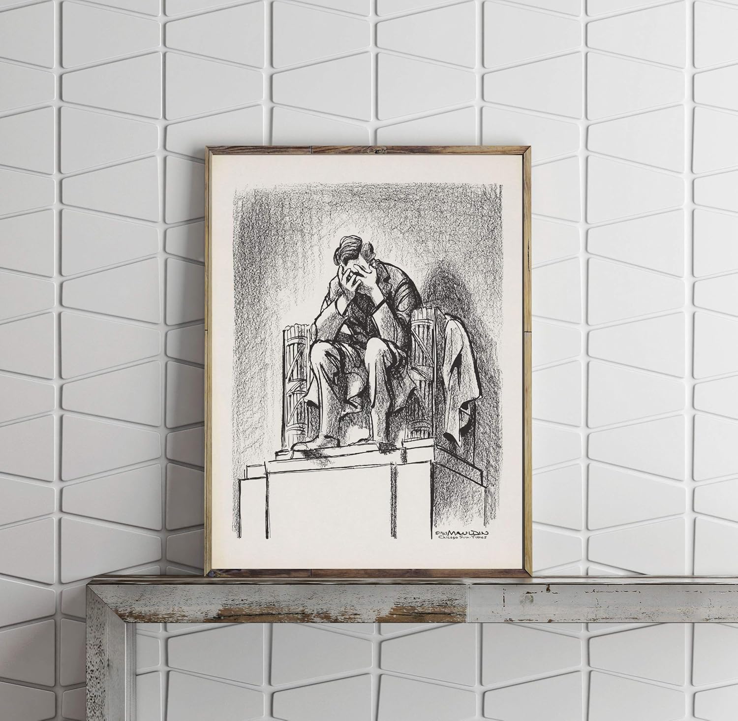 Photographs - INFINITE PHOTOGRAPHS Photo: Lincoln Memorial, cry, John Kennedy, Assassination, c1963