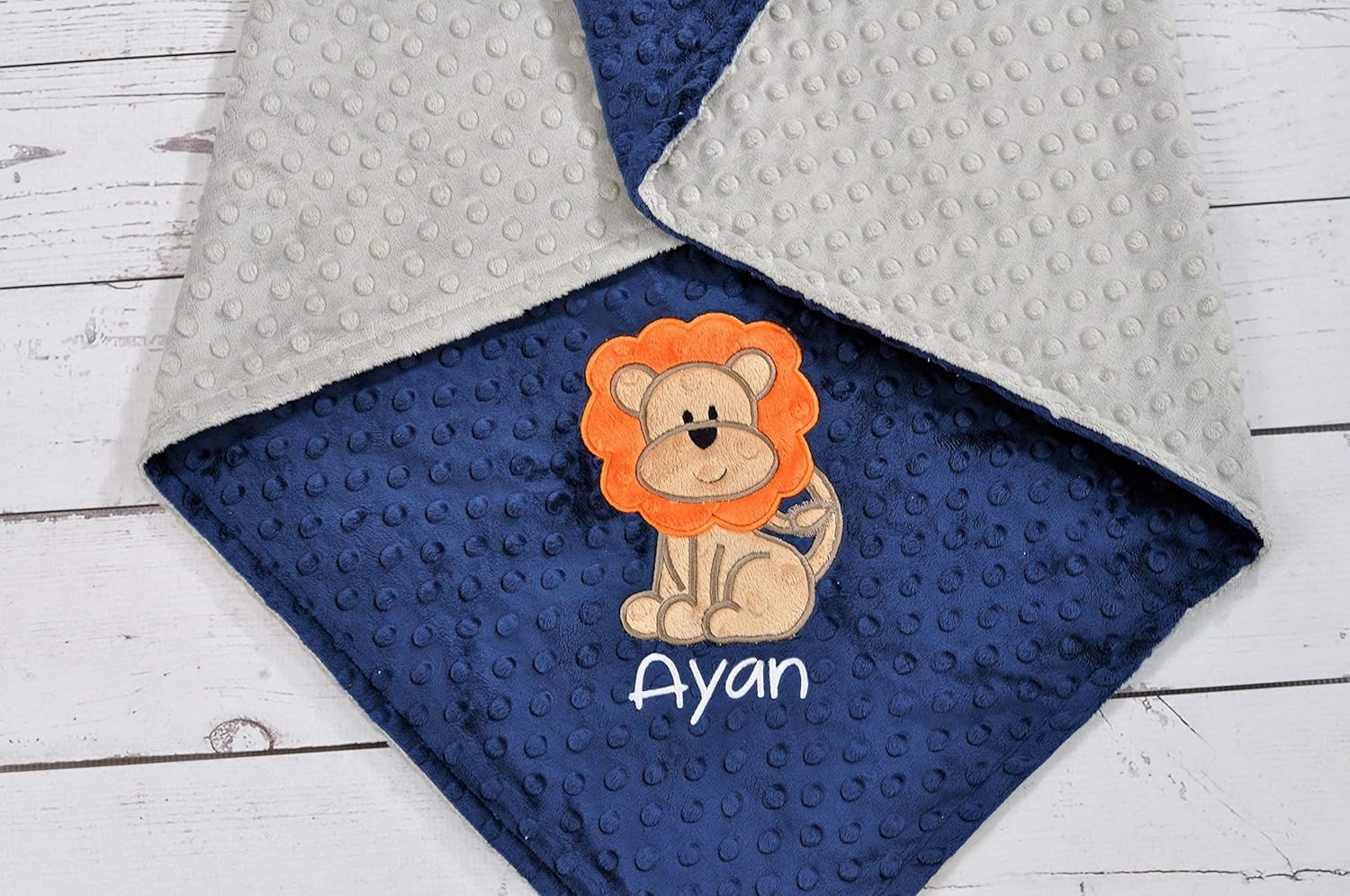 personalized minky baby blankets