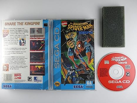 The Amazing Spider-Man Vs. The Kingpin Sega CD Genesis