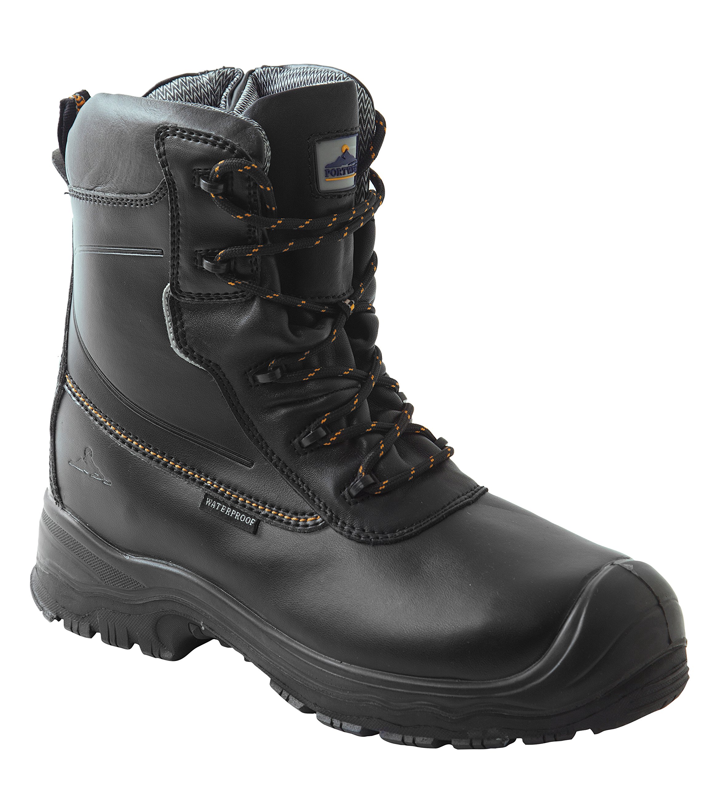 Portwest Portwest Compositelite Traction 7 inch (18cm) Safety Boot S3 HRO CI WR, Size: 48, Colour: Black, FD02BKR48