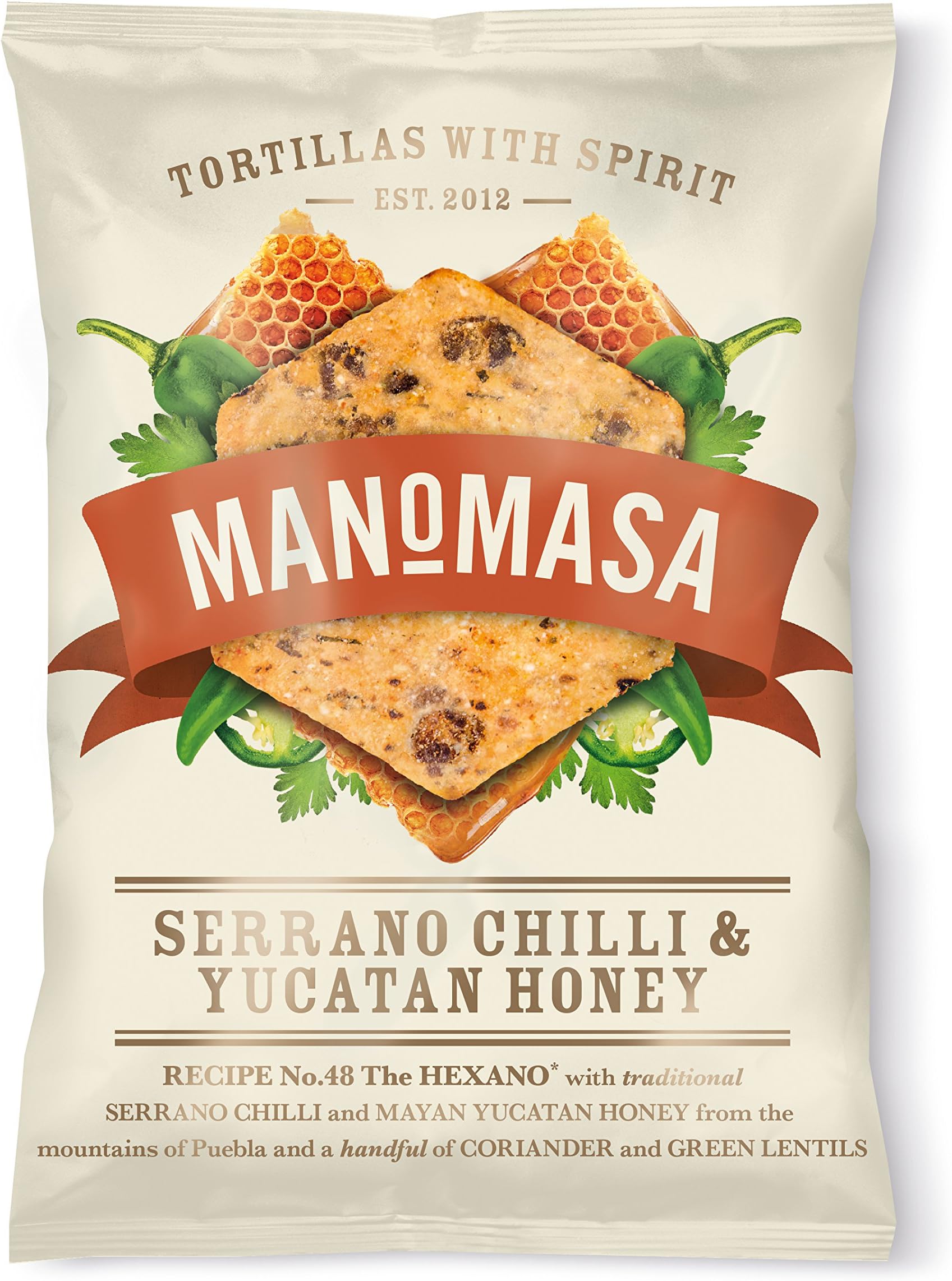 Manomasa Serrano Chilli & Yucatan Honey (12 x 160g)