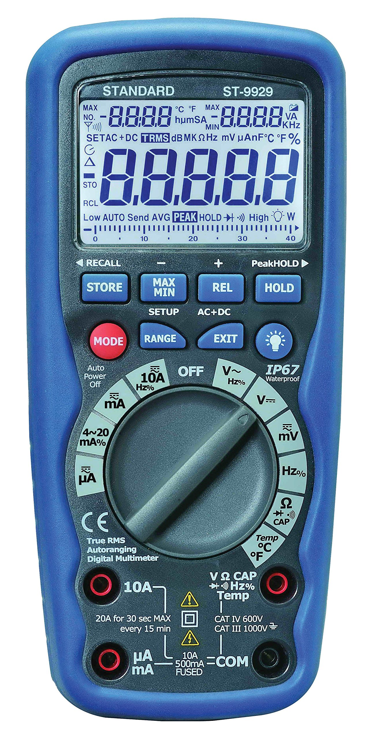 Tenma TEN01063 1000 V AC/DC Waterproof Digital Multimeter