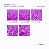Hemway Purple Holographic Glitter Paint Additive 100g for Interiors view 8