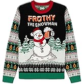 The Ugly Sweater Co. Ugly Christmas Sweater for Holiday Fun Tacky Unisex Design, Perfect Snug Fit Breathable Crewneck