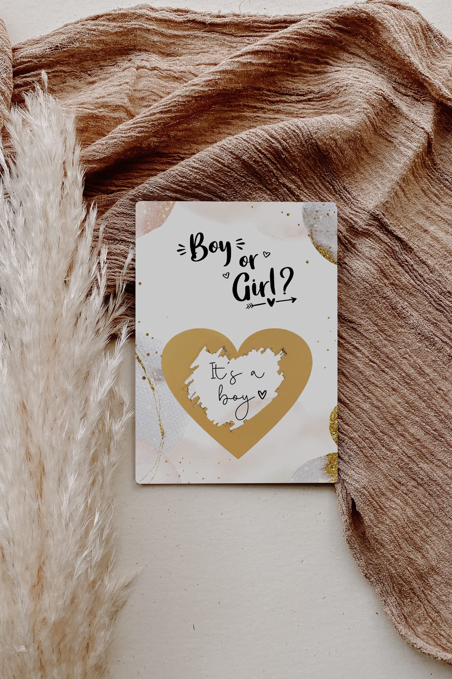 Joli Coon Gender reveal scratch off cards - It's a boy - Gender reveal ideas - Gender reveal Boy