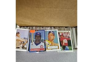 600 Baseball Cards Including Babe Ruth, Unopened Packs, Many Stars, and Hall-of-famers. Ships in Brand New White Box Perfect 