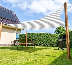 SunnyRoyal Sun Shade Sail 11'x16' Rectangle Shade