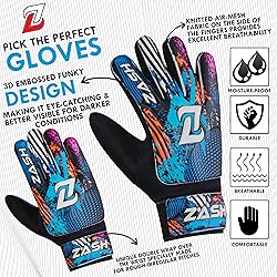 ZASH Soccer Goalie Gloves for Kids, Youth & Adult