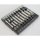 Tool Sorter Socket Organizer - Black