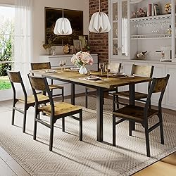iPormis 7-Piece Dining Table & Chairs Set for