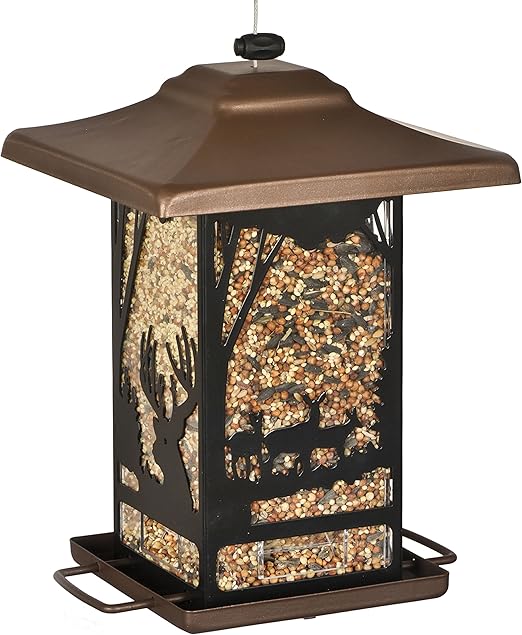 Perky Pet Wilderness Lantern Wild Bird Feeder Hanging Anti