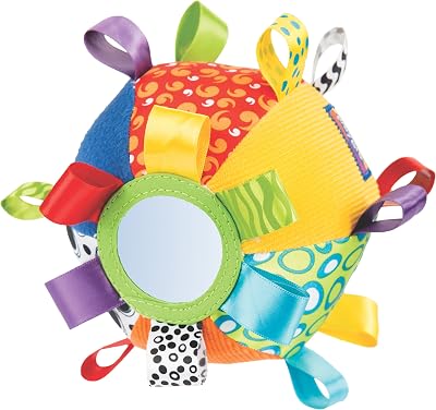 Playgro Kick & Play Loopy Loops Ball Interactive Sensory Toy 3+ Months