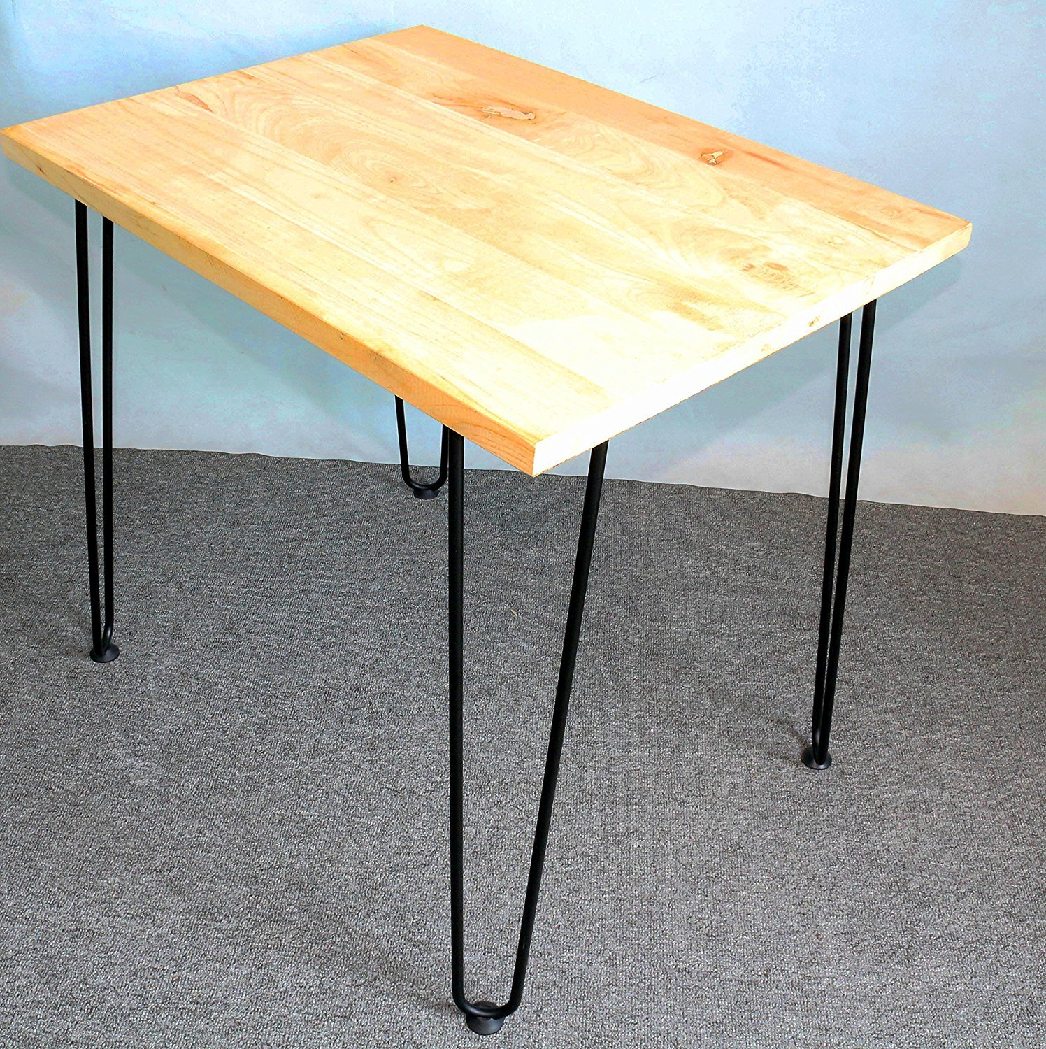 28" Hairpin Legs Heavy Duty Metal Table Legs with Screws and Floor