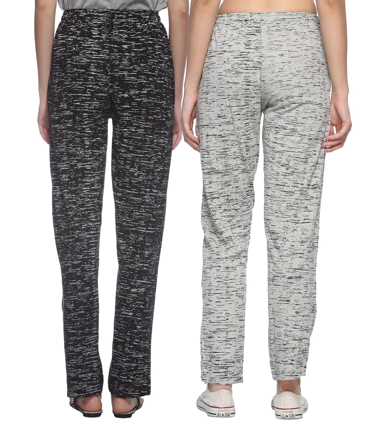 shaun women's cotton track pants (pack of 2)