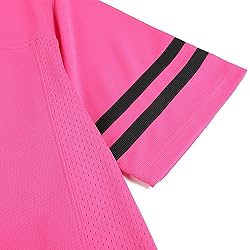 Pullonsy Blank Pink Football Jerseys for Men Women