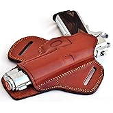 Ottoza Handmade Leather Gun Holster 1911 Holster Right Hand - OWB Holster for 1911 Gun Holster fits Most Models 1911 COLT- Kimber - Ruger and More Without Rail No:242