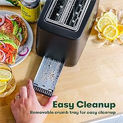 BELLA 2 Slice Toaster with Auto Shut Off - Extra